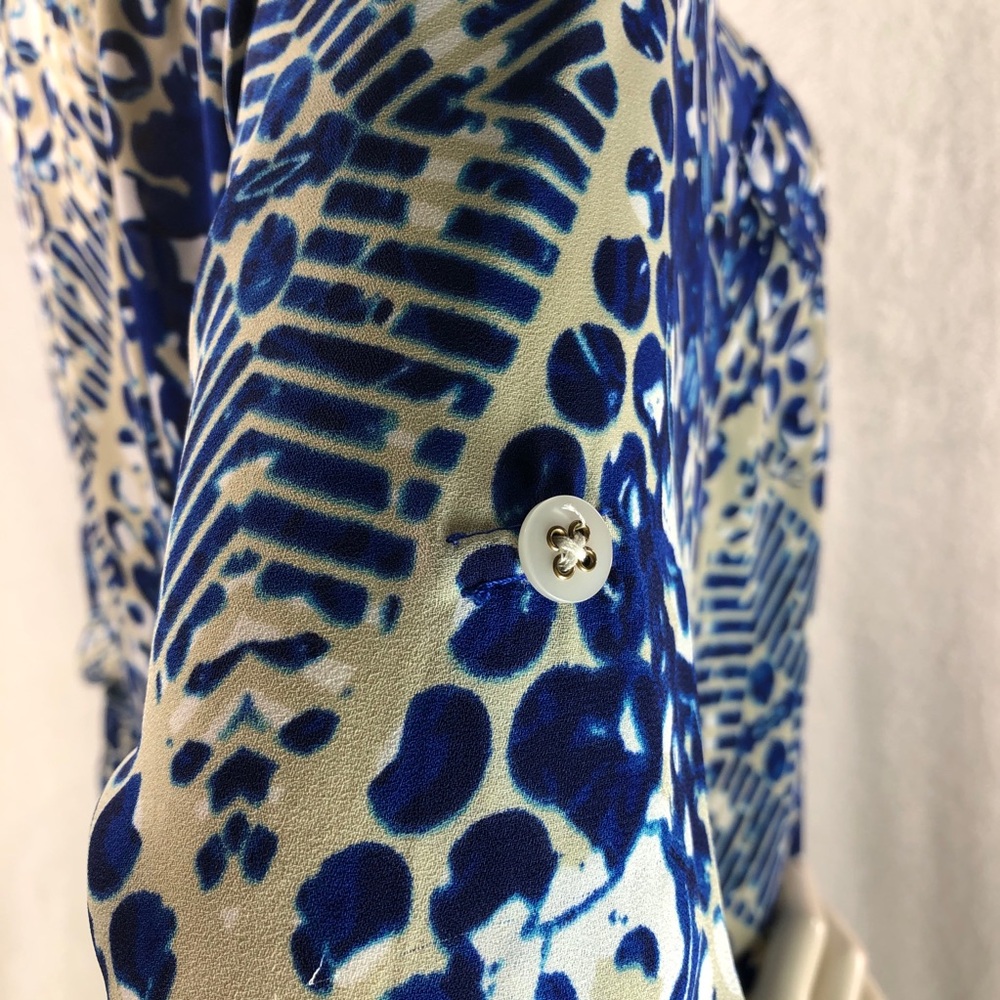 Cabi Womens Multicolored Button Front Blouse S - image 7